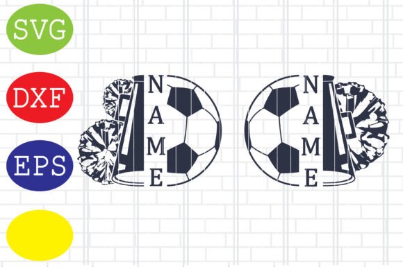 Download Cheer Soccer Name Svg, Soccer Ball Svg - Premium Resources
